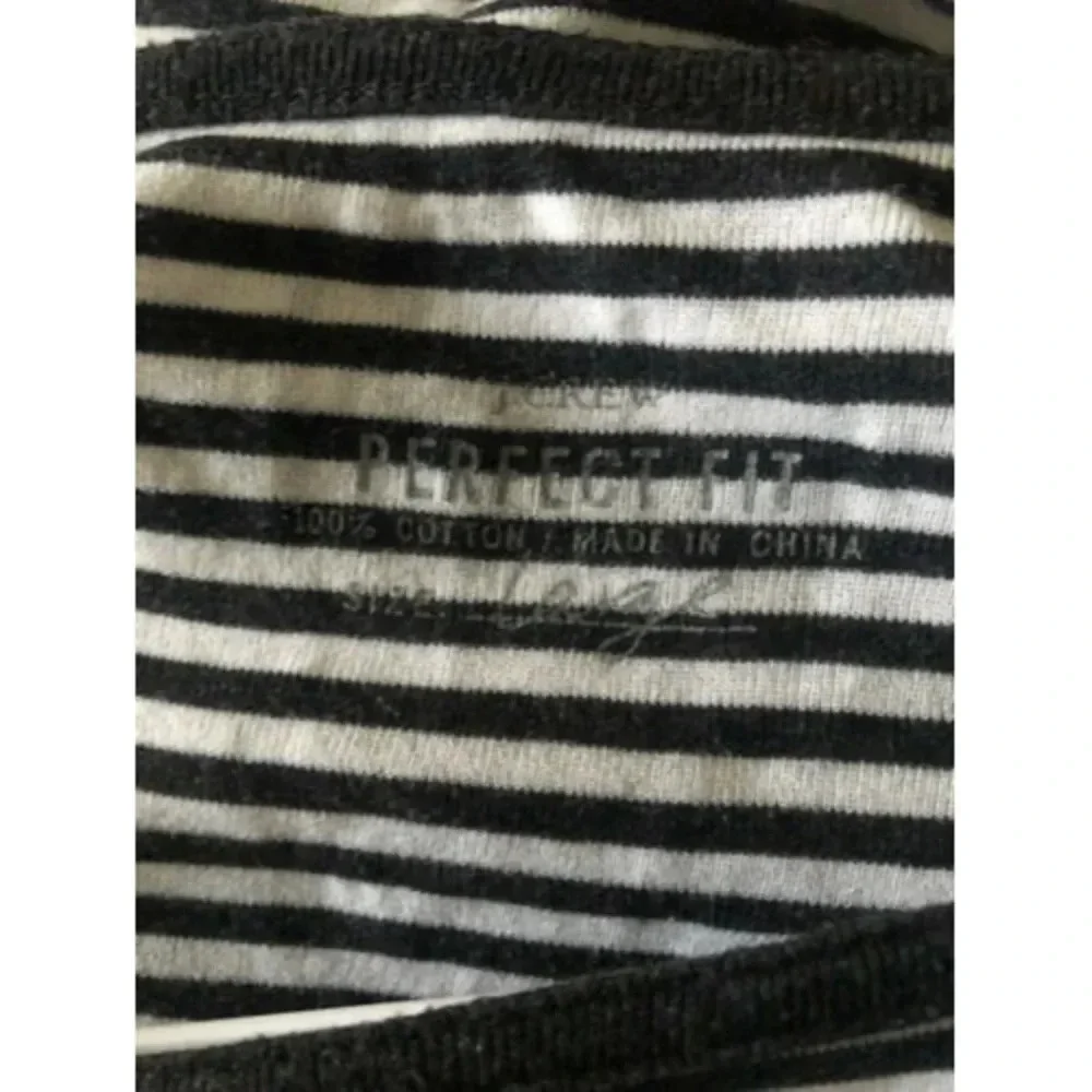 J.Crew Womens Perfect Fit Top Striped Size L